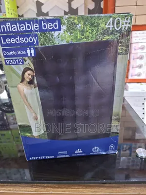 Single Size Inflatable Sofa Bed With Automatic Pump - 191/137/22cm