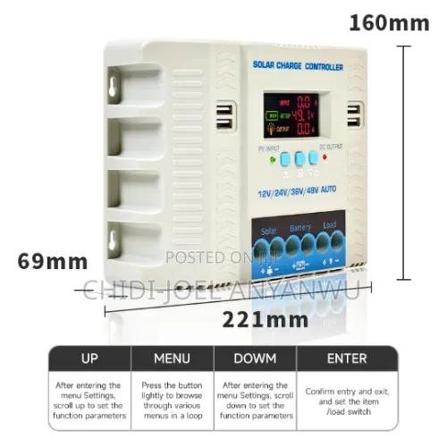 100a PWM Charger Controller
