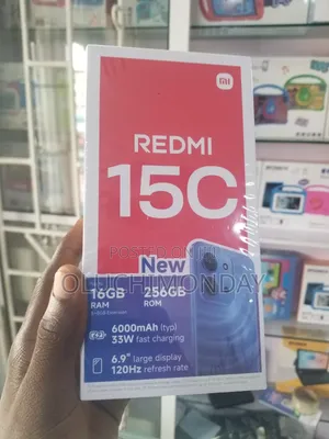 New Xiaomi Redmi 15C 4G 256 GB Blue