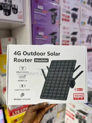 4g/5g Outdoor Solar Router With Built in Backup Battery
