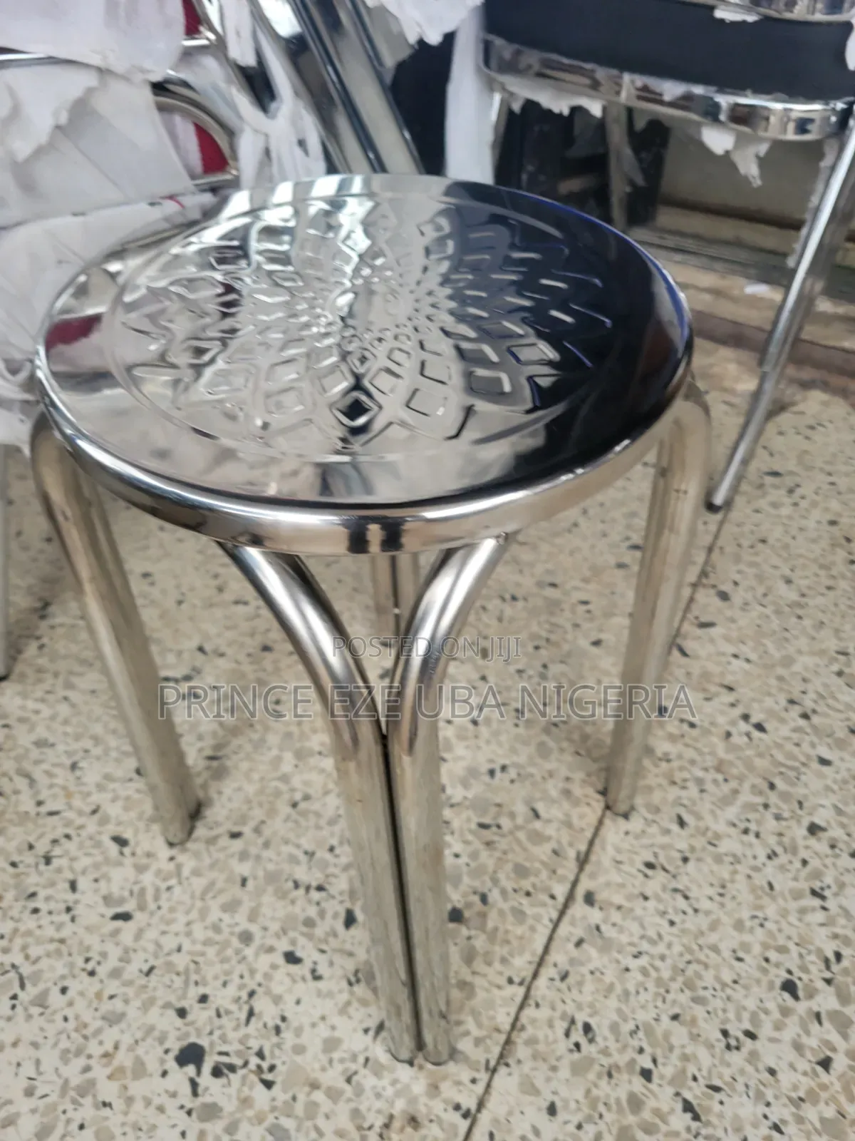 Stainless Side Stool
