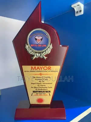 Wooden Plaque Award