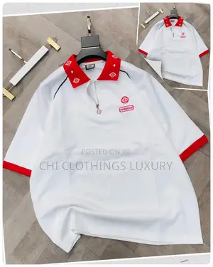 Men’S Premium Half-Zip Polo Shirt – Maison Saiko