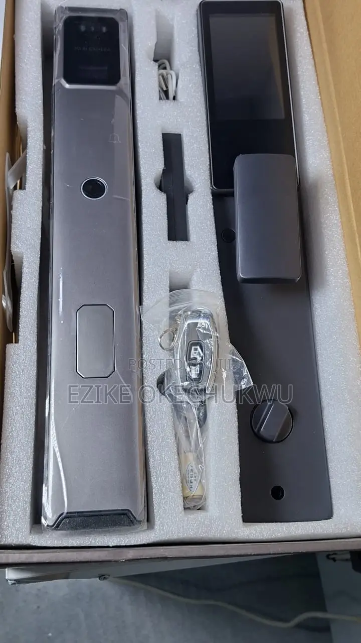 Smart Door Lock With Camera 3d Facial Lock With Remote Control