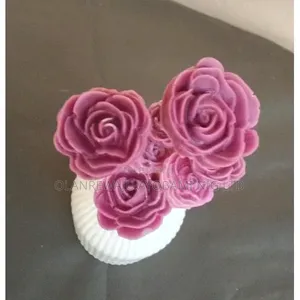 Stripped Vase Scented Wax Decor