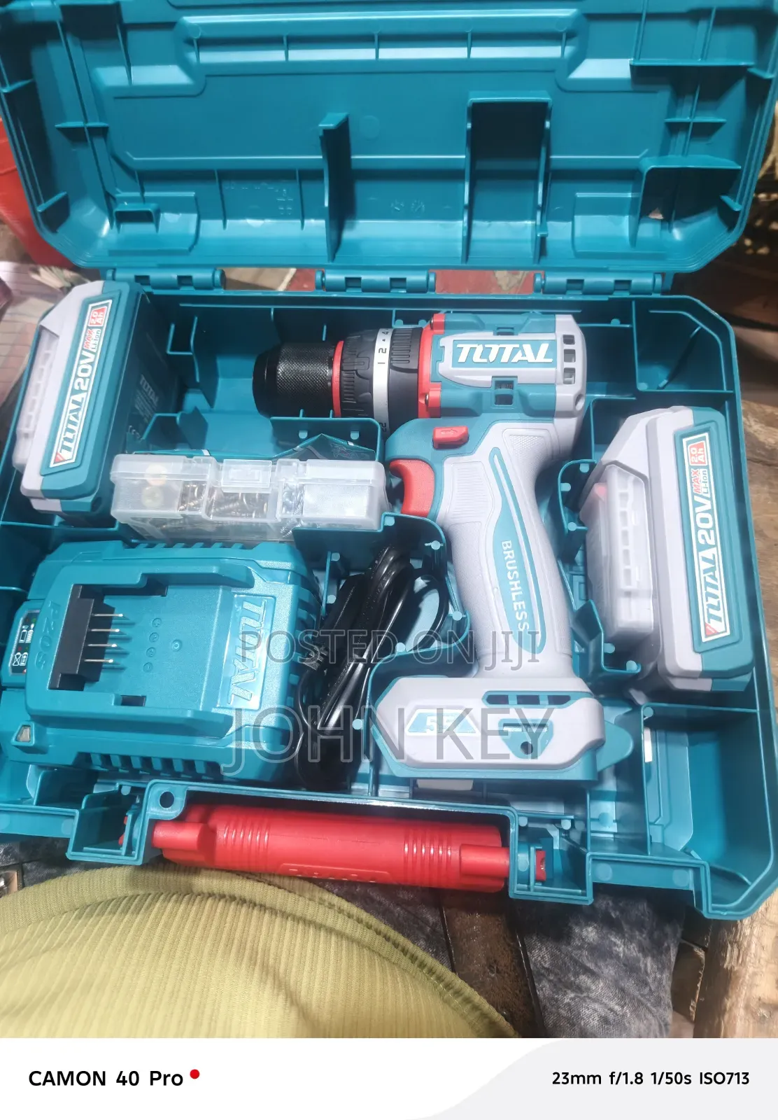 Compact Brushless Cordless Impact Dril 20v Totall