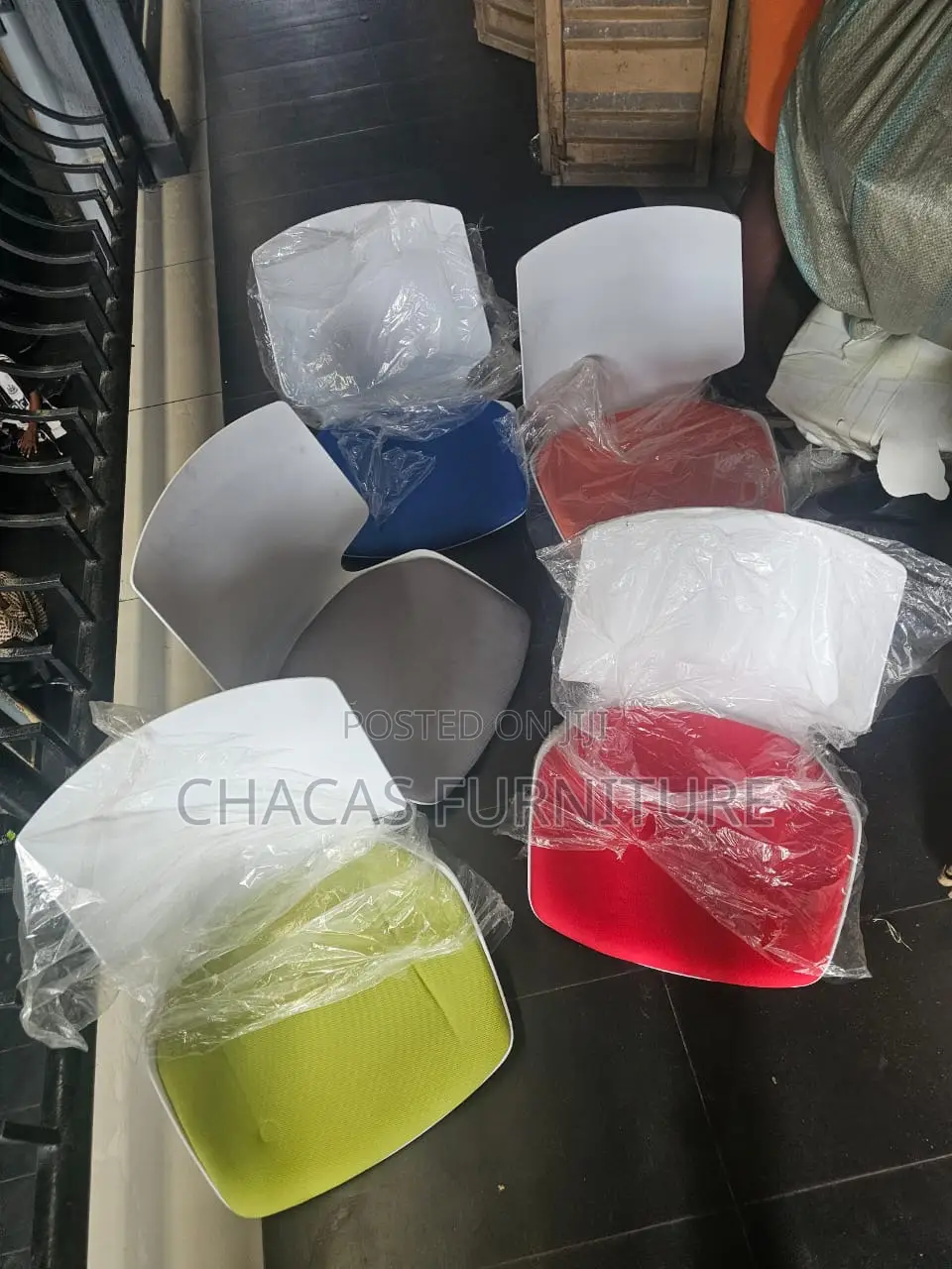 Modern Colorful Padded Chairs