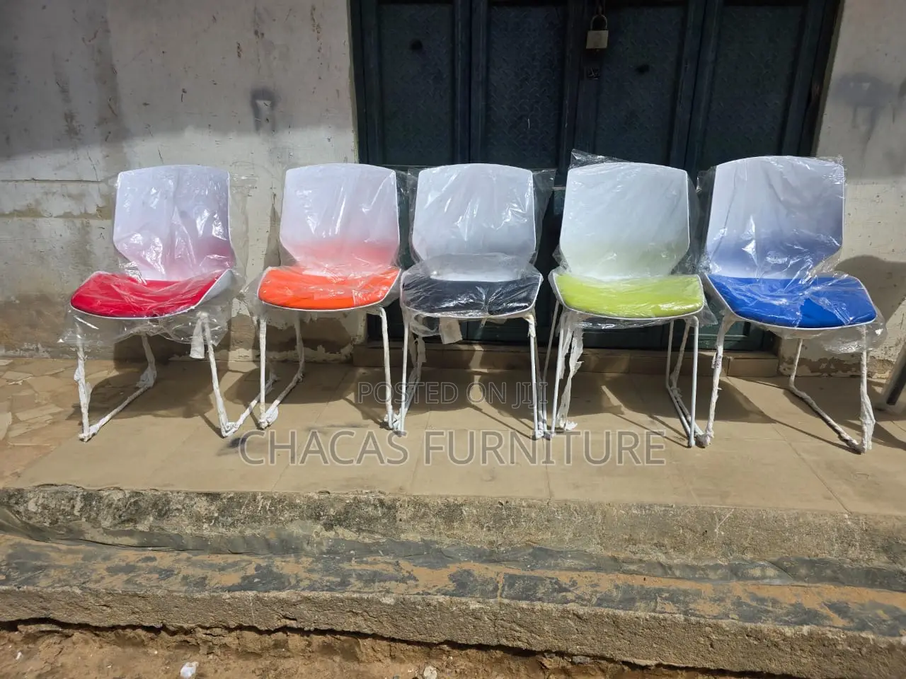 Modern Colorful Padded Chairs