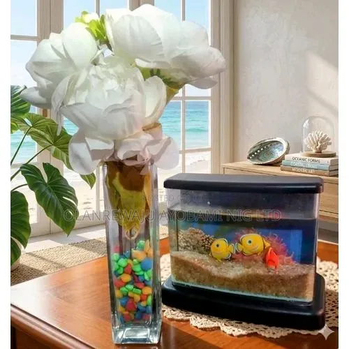 Oceanic Blooms Unique Vase