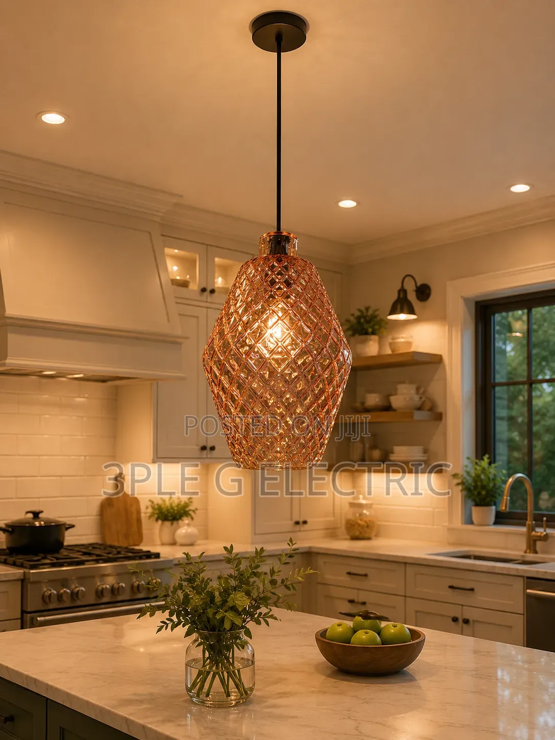 Single Glass Dropping Pendant Light