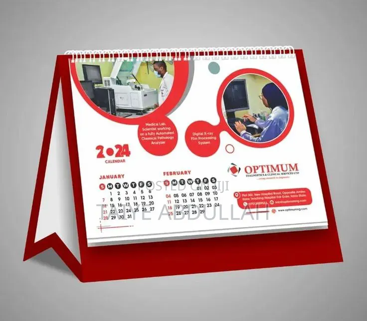 Table Calendar Print