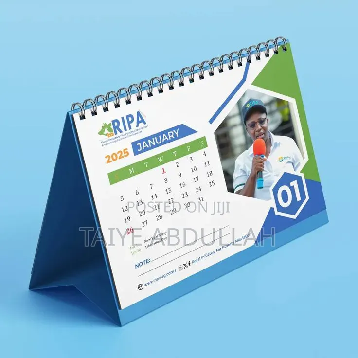 Table Calendar Print