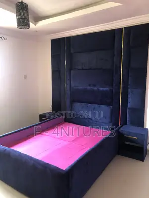 Padded Luxury Gold Bedframe