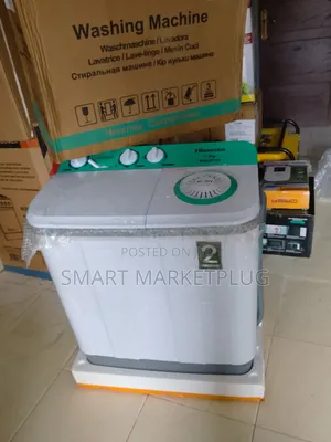Brand New Hisense Wsqb753 Twin Tub Washing Machine-White