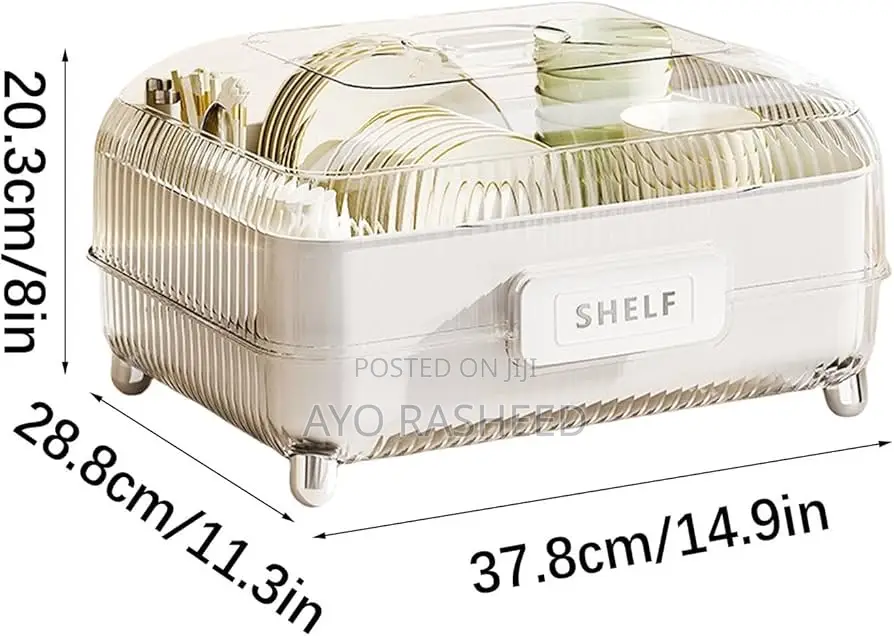 Kitchen Dish Rack With Cover