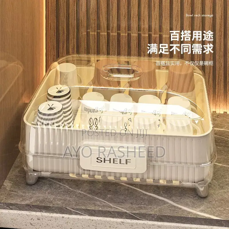 Kitchen Dish Rack With Cover