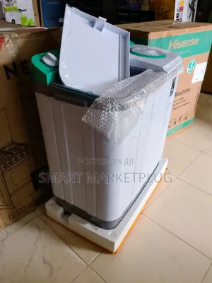 New in 7.5kg Semi Automatic Washing Machine-White (Hisense)
