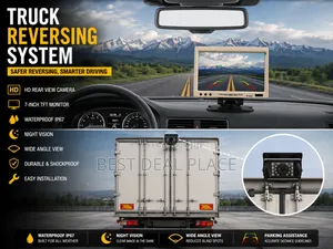 Waterproof Hd Truck Reversing Camera With 7-Inch TFT Monitor