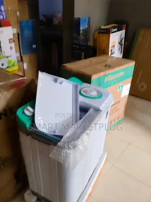 New in Hisense Top Load Washing Machine-White