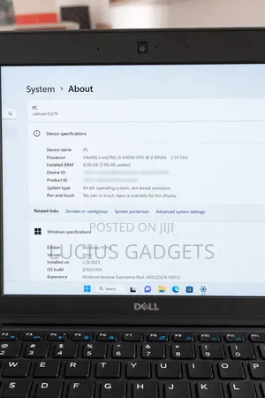 New Laptop Dell Latitude E5270 8GB Intel Core i5 SSD 256GB