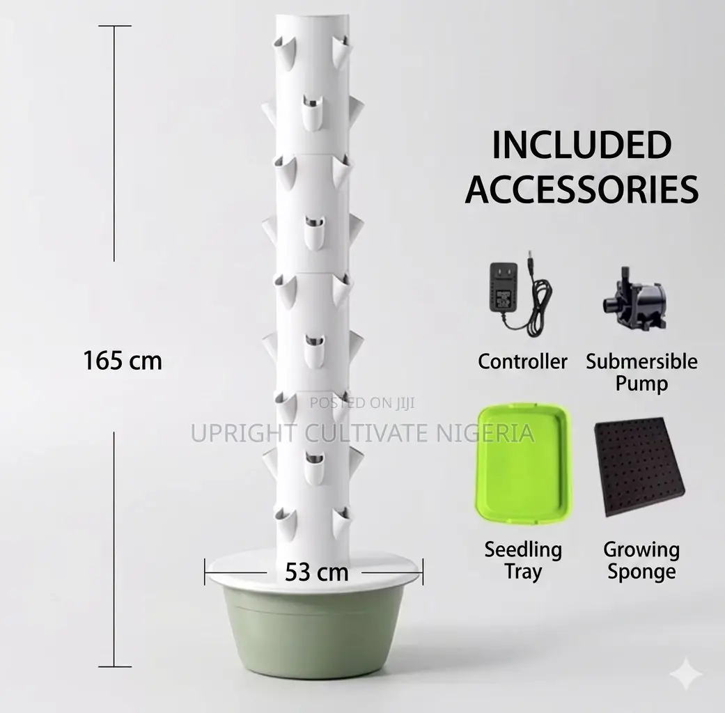 Automatic Vertical Hydroponic Tower 9-Layers Modular