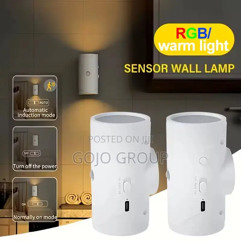 Magnetic Rechargeable Sensor Wall Light