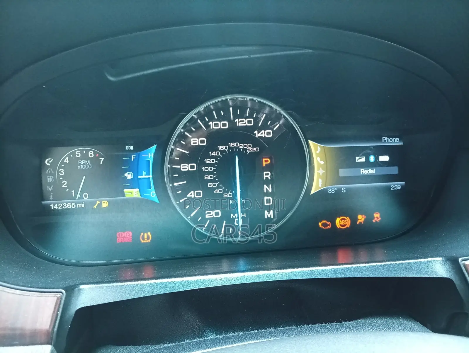 Ford Edge 2012 Silver