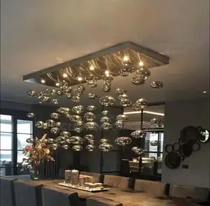 Modern Creative Glass Chandelier for Living Room Hotel.
