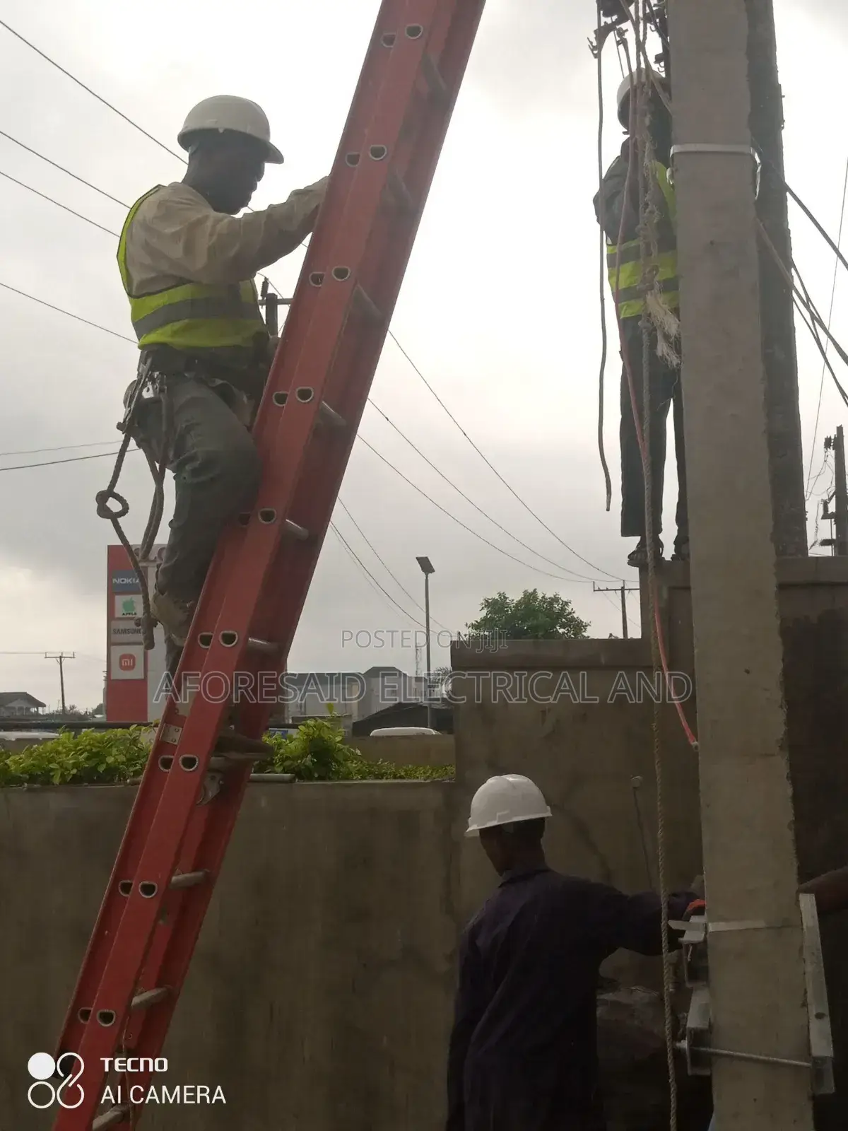 Distribution Line Construction Maintenance Work