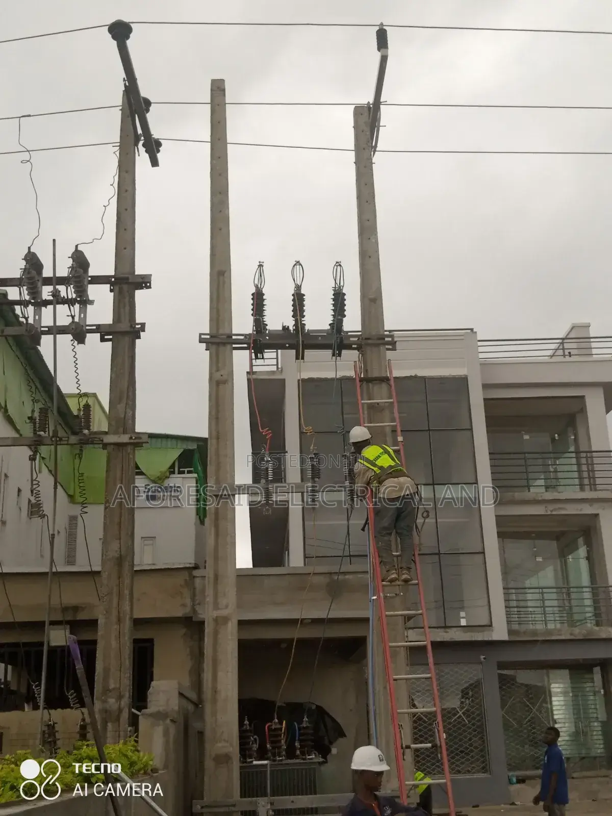 Distribution Line Construction Maintenance Work