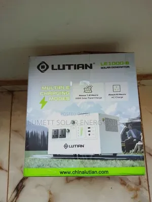 Lutian Le1000-b 960wh Solar Generator, 1000w Portable Power Station
