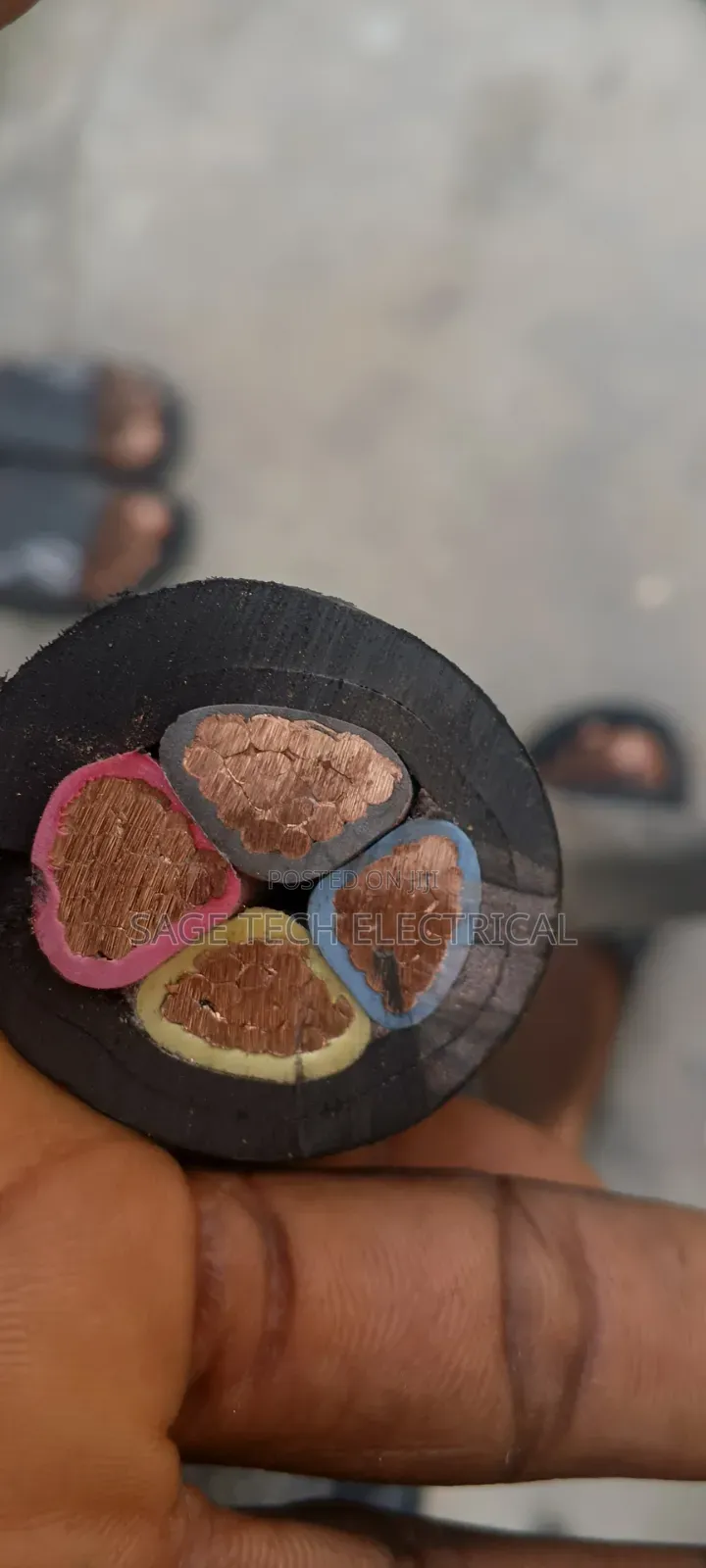 120mm 4core PVC PVC Armoured Cable