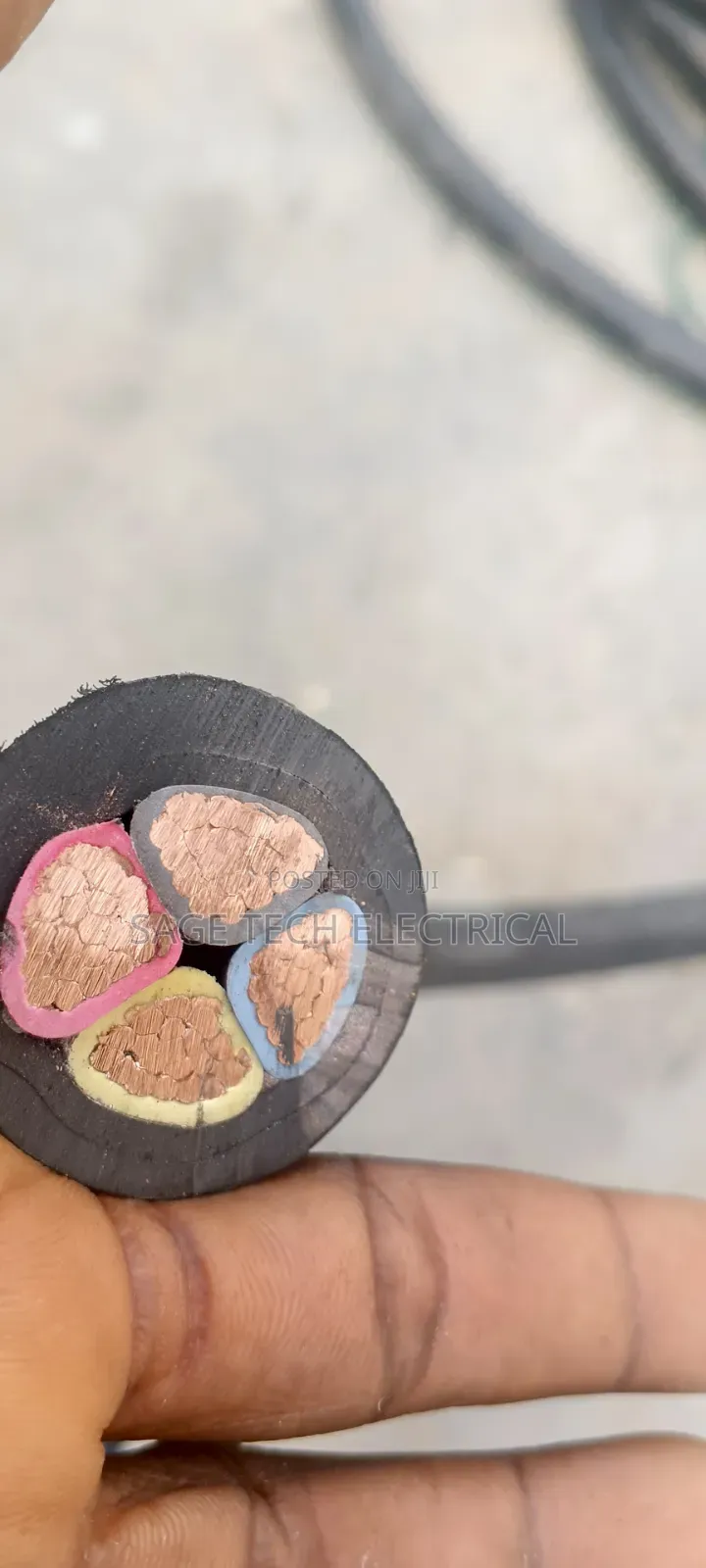 120mm 4core PVC PVC Armoured Cable