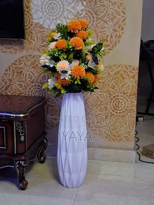 Carnation Flower With Ceramic Vase and Plastic Vase