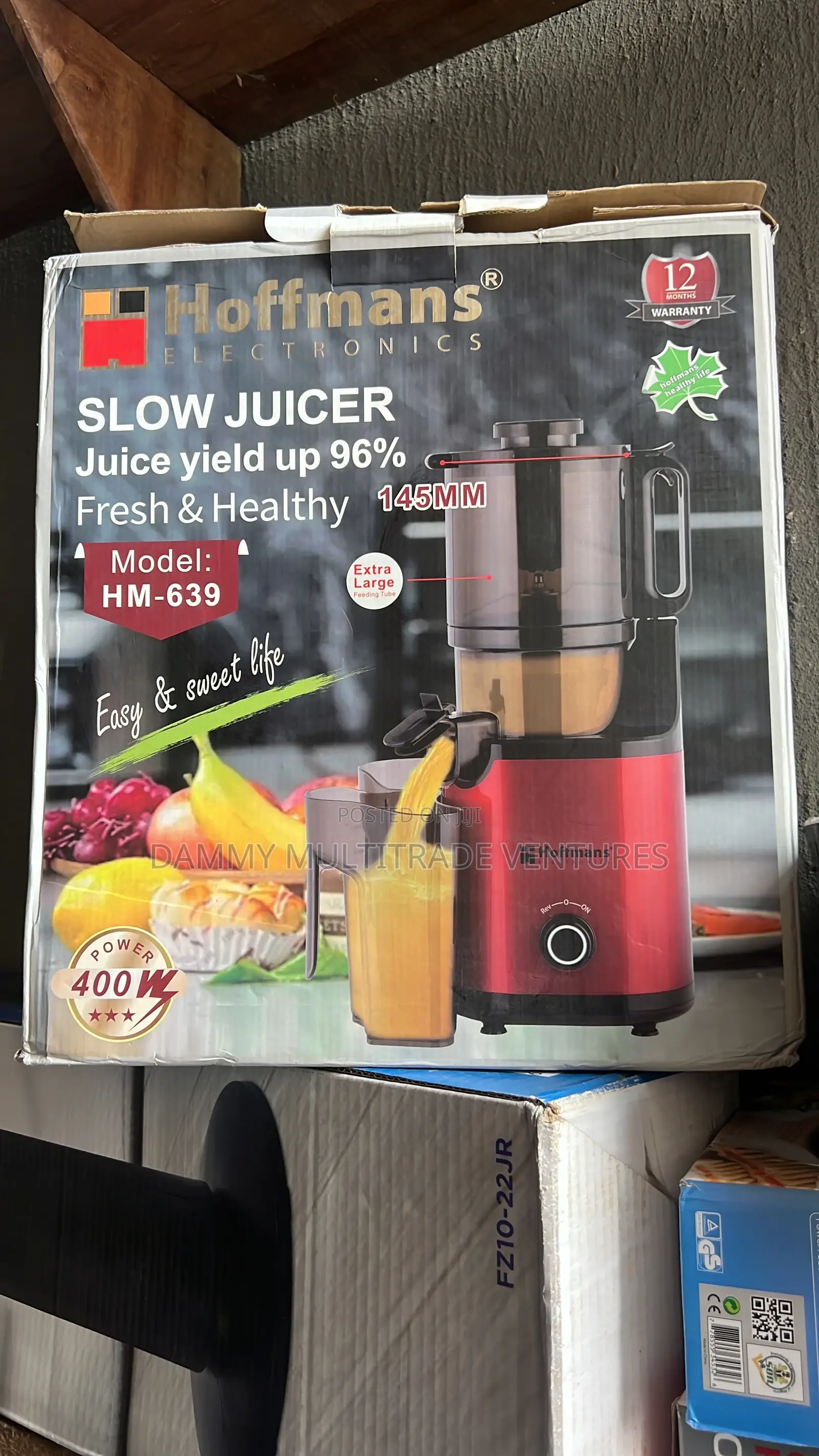 Hoffmans Hm-639 Slow Juicer,