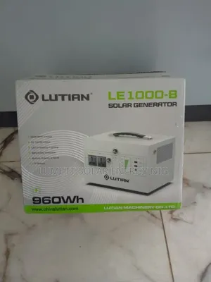 Lutian Le1000-b Rechargeable Solar Generator – 1000w Pure Sine Wave