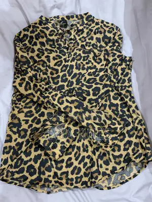 Leopard Print Button-up