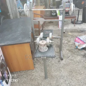 Weight Bench With 7.5 X2, 2.5kg X9, 1.75 Kg X1, 1.25 X4, 0.75 Kg X2