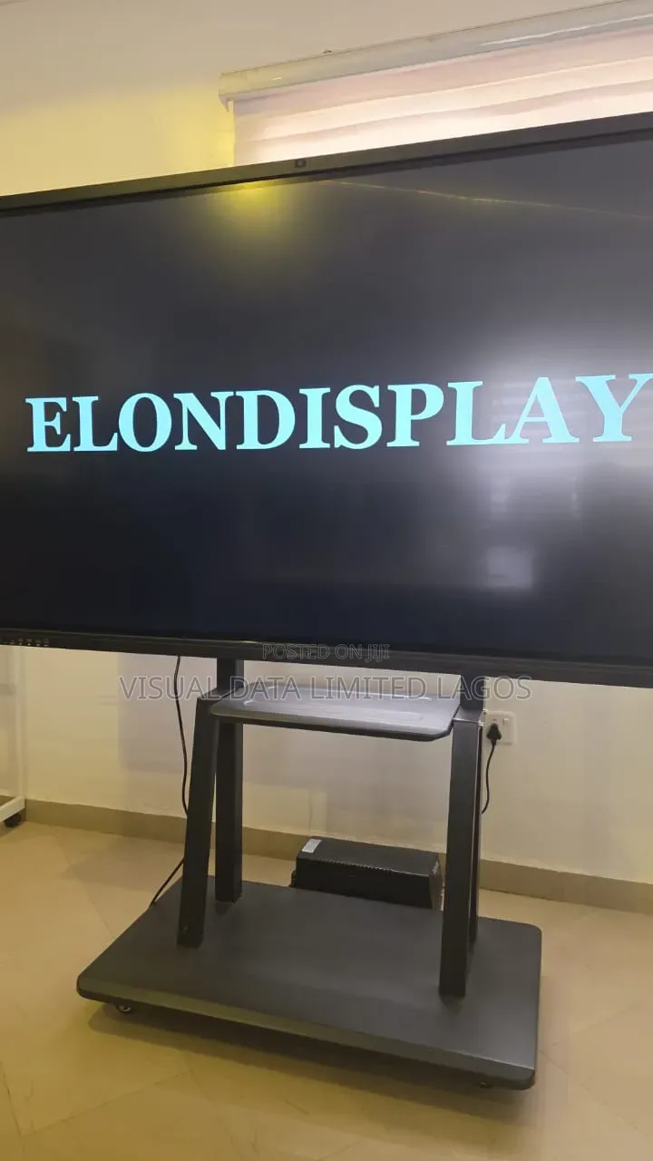 Elon Display Interactive Flat Panel 65 Inches With Stand