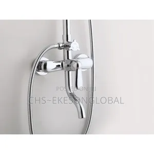 Silver Simple Shower