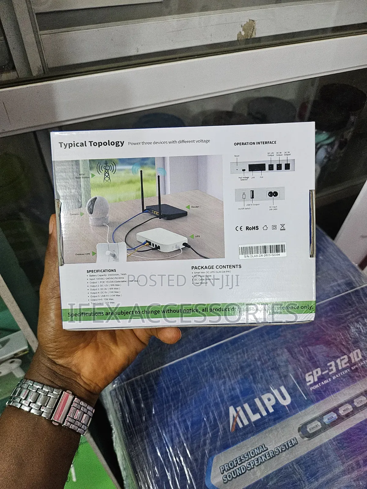 Olax Smart Mini Dc Ups Pro (Router Power Bank)