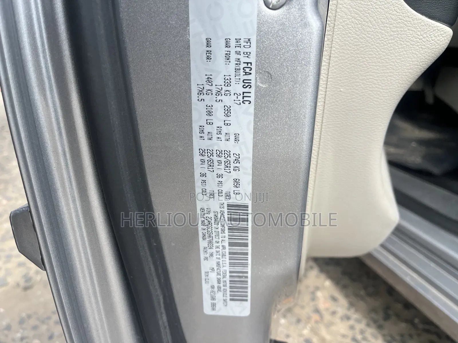 Dodge Caravan 2017 Gray