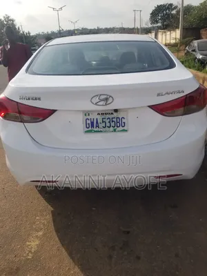 Hyundai Elantra GLS Sedan FWD (1.8L 4cyl 6A) 2013 White
