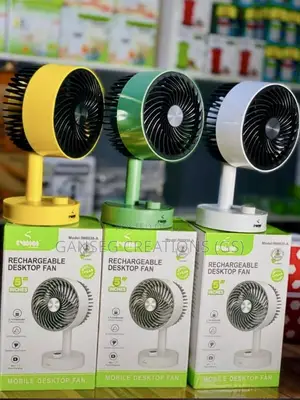 Iwin Energy Mini Rechargeable Desktop Fan (Model: Iw8038-A)