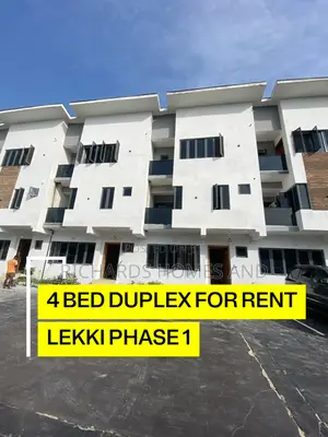 Furnished 4bdrm Duplex in Lekki Phase 1 for rent