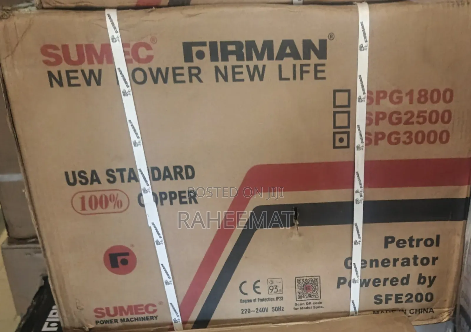 Firman Petrol Generator Spg3000