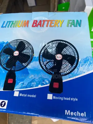Original Lingben 48v Lithium Rechargeable Portable Desktop Fan