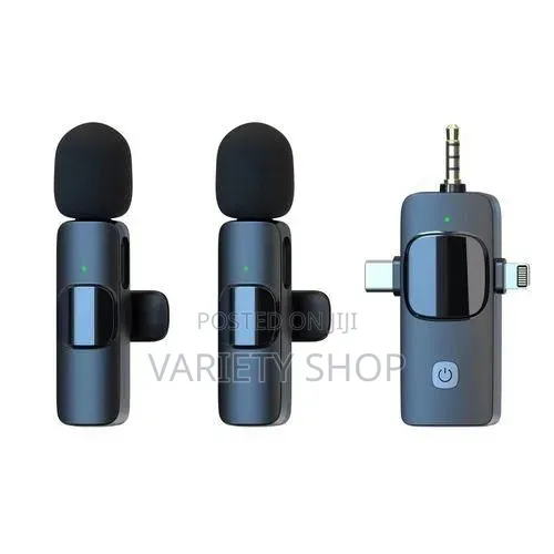 Wireless Lavalier Microphone Type-C Android Phones iPhone Ios Adapter