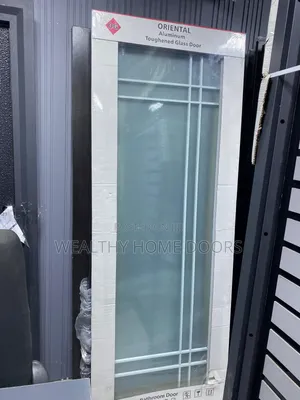 Classic Toughened Glass Bathroom Door