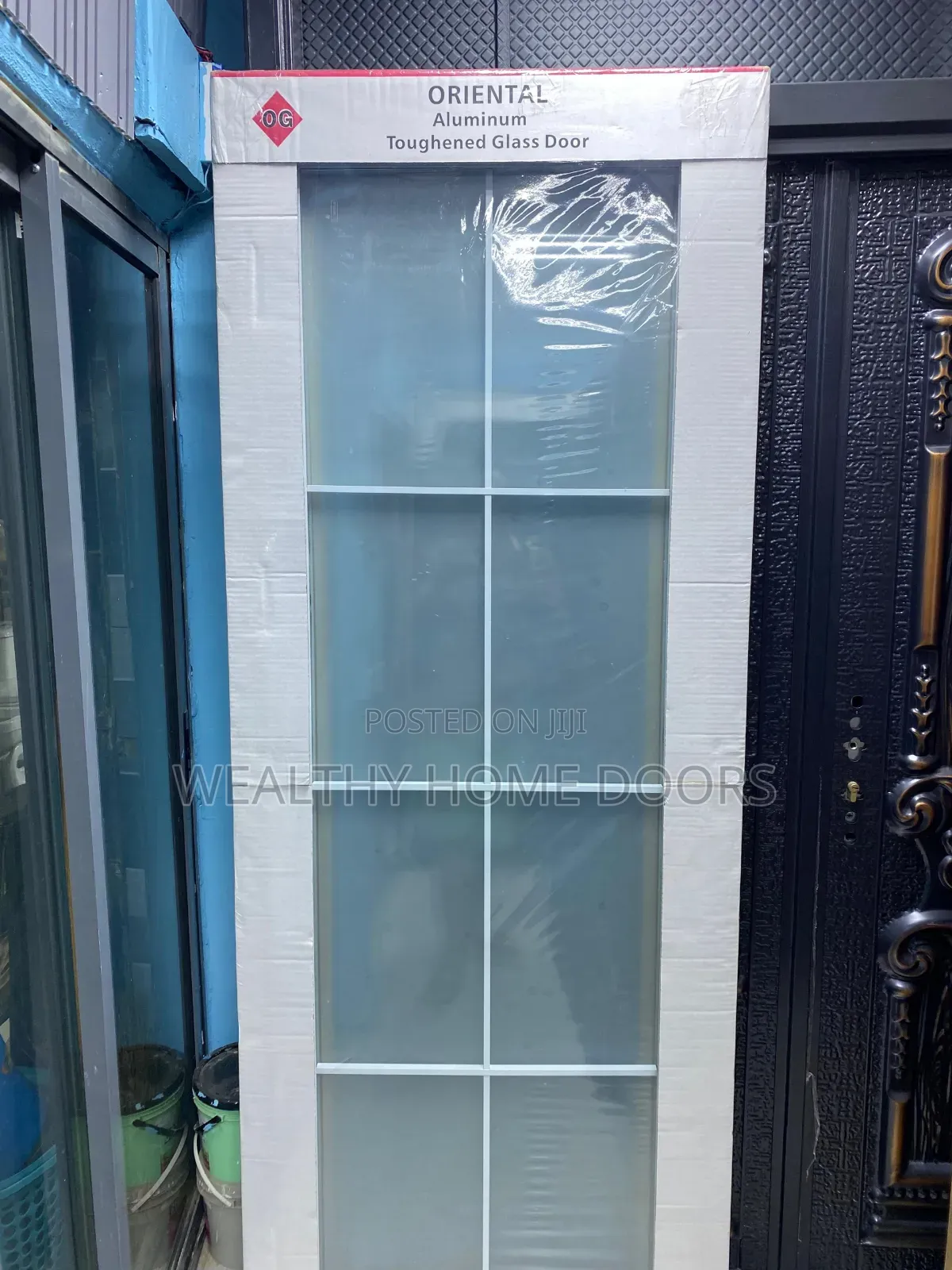 Classic Toughened Glass Bathroom Door